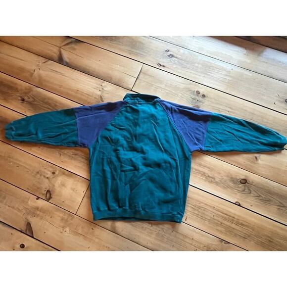 Vintage Eddie Bauer Men's 1/4 Zip Pull over Jacket/sweater. Pockets! Size Small. - Picture 4 of 10